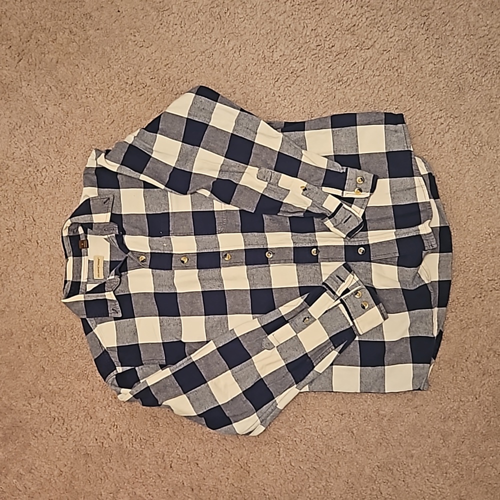 Men's Medium Long Sleeve Flannel- Hobbs Creek
